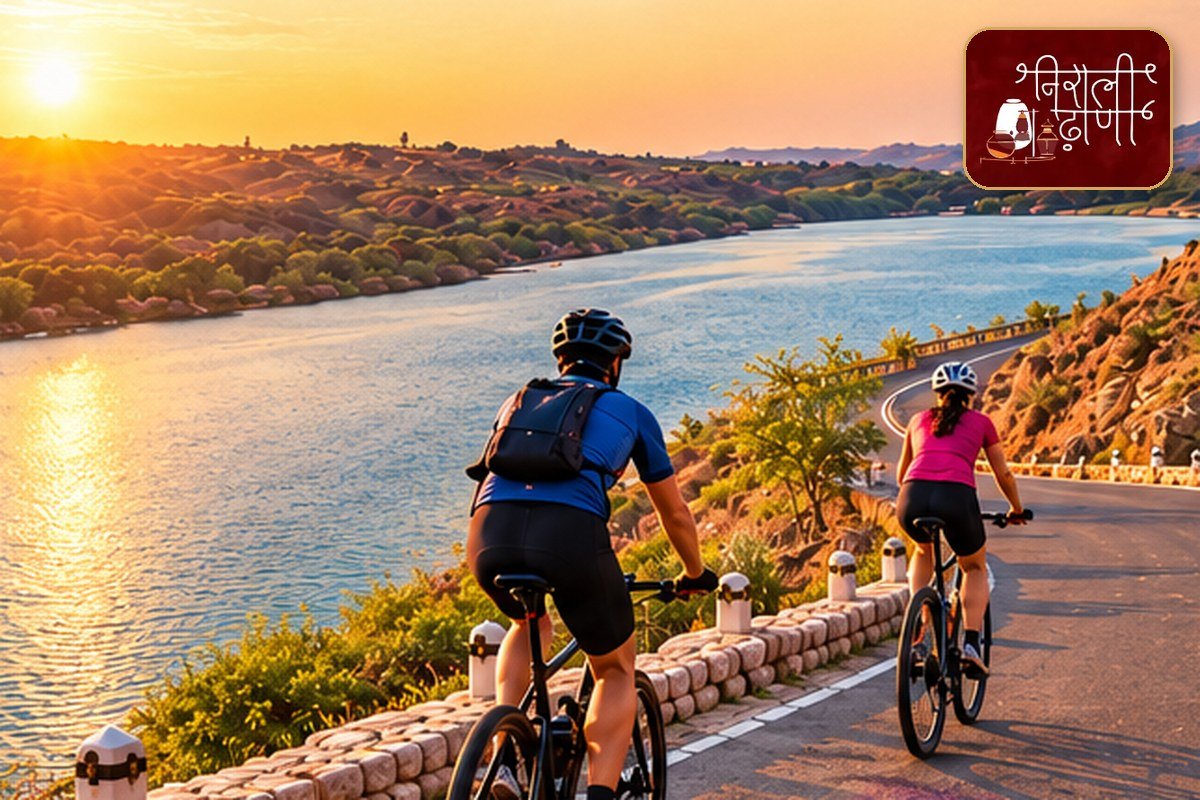 Cycling at Kaylana Lake, Jodhpur